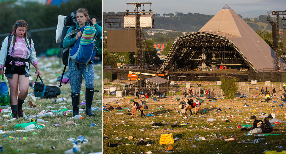 Glastonbury 2017 clean up