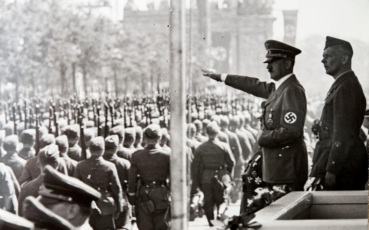 Hitler at a parade in Berlin in June 1939 - Dickins/BNPS