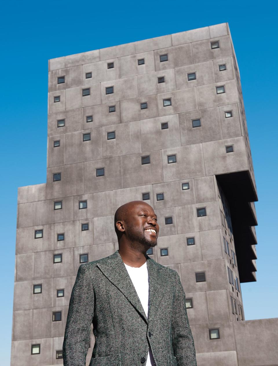 <strong><em>Adjaye Associates—Sugar Hill project</em></strong> As one of the most sought-after architects of his generation, AD100 honoree Sir David Adjaye (below) has designed homes for the likes of art stars and celebrities. But in the case of this 2015 complex, he created shelter for some of New York’s poorest and most vulnerable citizens. Distinguished by sculptural setbacks, daring cantilevers, and concrete façade panels embossed with floral patterns, Sugar Hill comprises 124 subsidized apartments, with irregular windows that frame sweeping city views. “My primary consideration has been dignity,” Adjaye says of public housing. “Too often, generic design has created isolating and dehumanizing environments.” In a further departure, the project features a range of public programming, with a children’s museum and an early-childhood center. “The hope is that it can provide a model for a more integrated approach,” explains Adjaye.