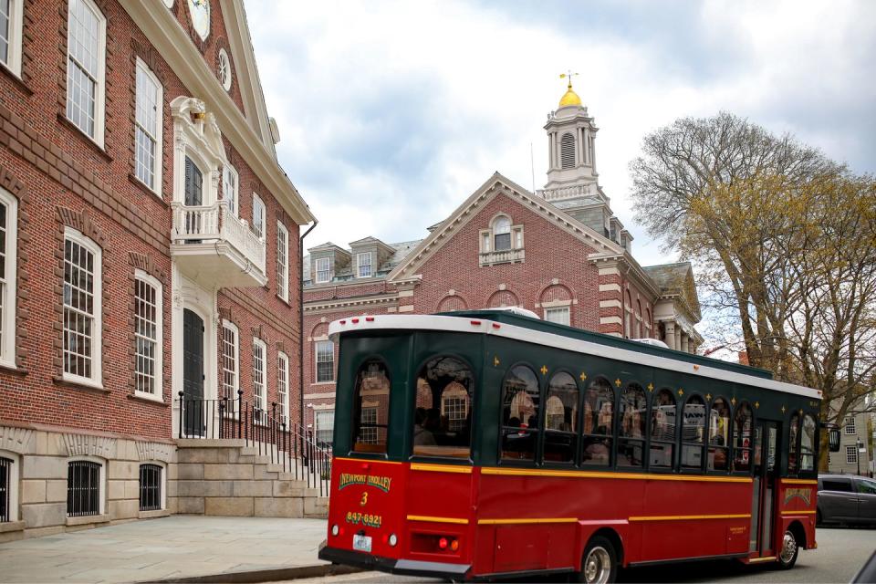 Take a trolley tour of the city.