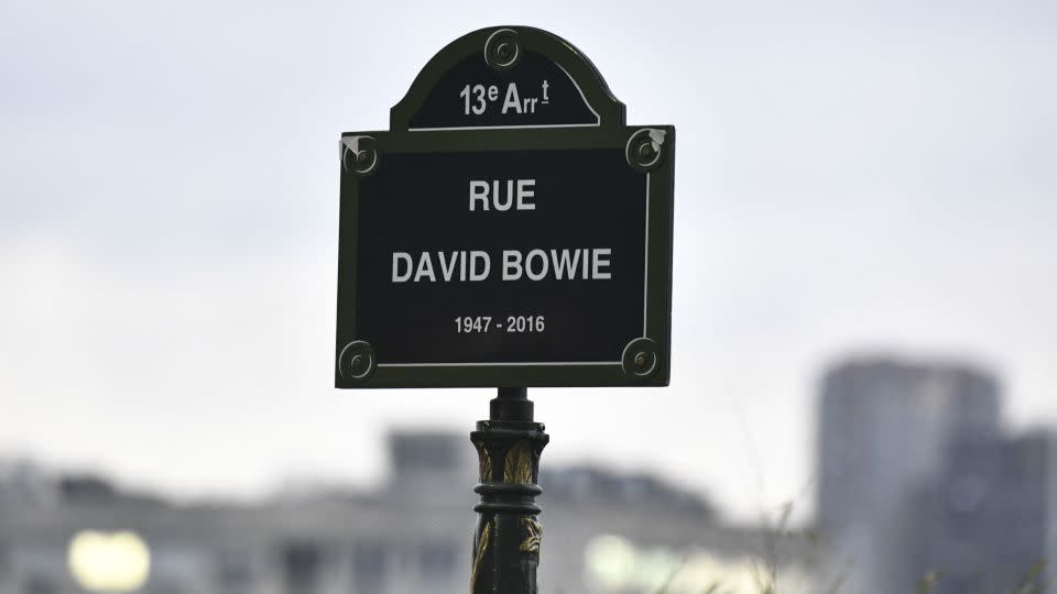 Rue David Bowie is in the southeast of the French capital. - Stephane de Sakutin/AFP/Getty Images