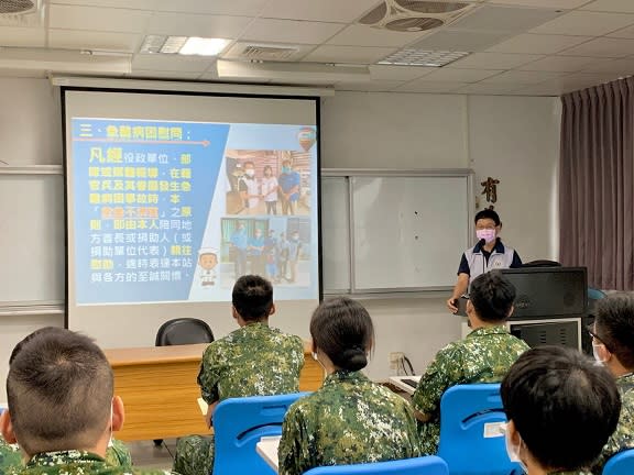 陸軍教學準備研討會　台東軍服站宣導服務工作