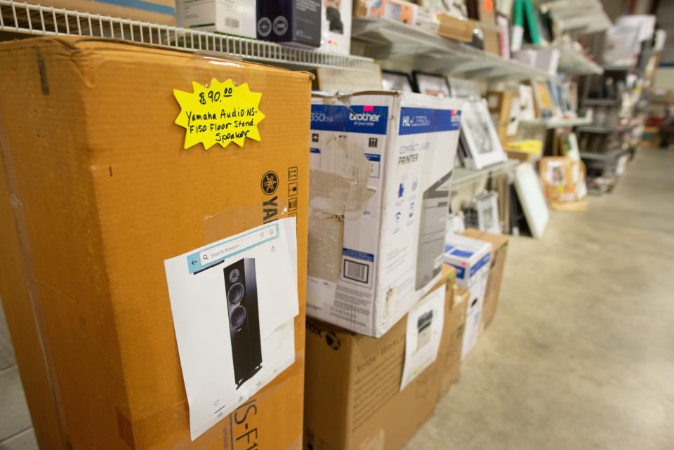 Everything from floor speakers to bulk paper towels are for sale at discounted prices at RJ's Discount Store.