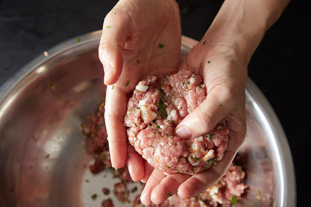 Suzanne Goin's Grilled Pork Burgers, from Food52