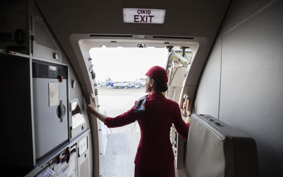 A flight attendant at Turkish Airlines - Getty