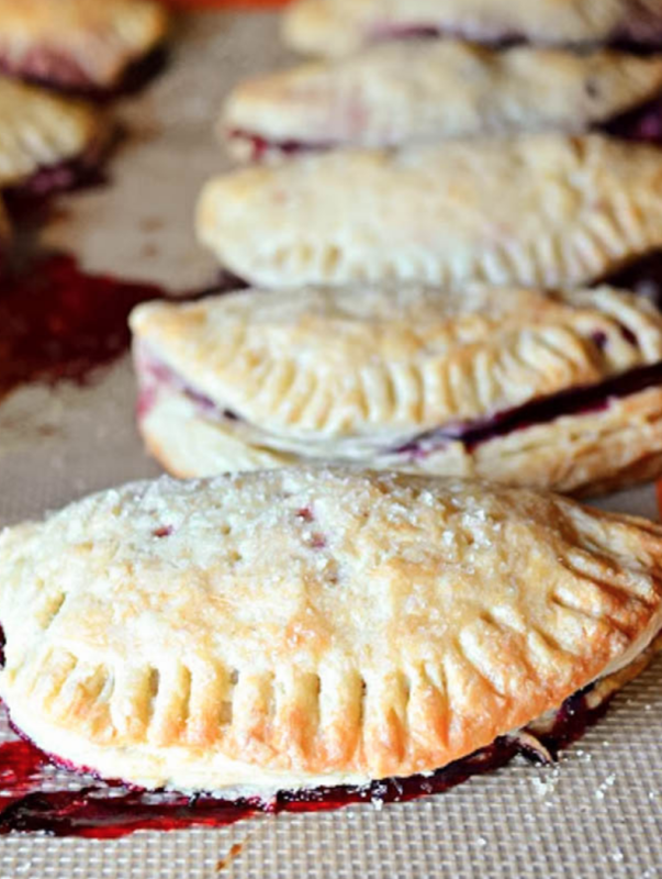 <p>Serena Bakes Simply From Scratch</p><p>Flaky blackberry turnover is a great hand-held pie recipe with a flaky crust.</p><p><strong>Get the recipe: <a href="https://www.serenabakessimplyfromscratch.com/2012/08/flaky-blackberry-turnovers.html" rel="nofollow noopener" target="_blank" data-ylk="slk:Flaky Blackberry Turnovers;elm:context_link;itc:0;sec:content-canvas" class="link ">Flaky Blackberry Turnovers</a></strong></p>