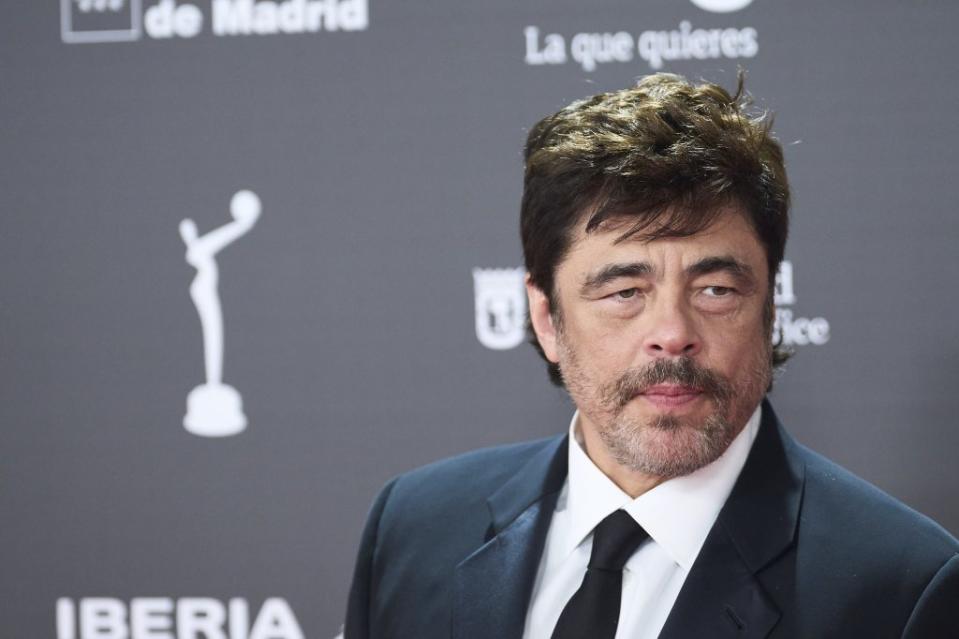 Benicio Del Toro and Blunt starred in the film “Sicario” together. Shutterstock
