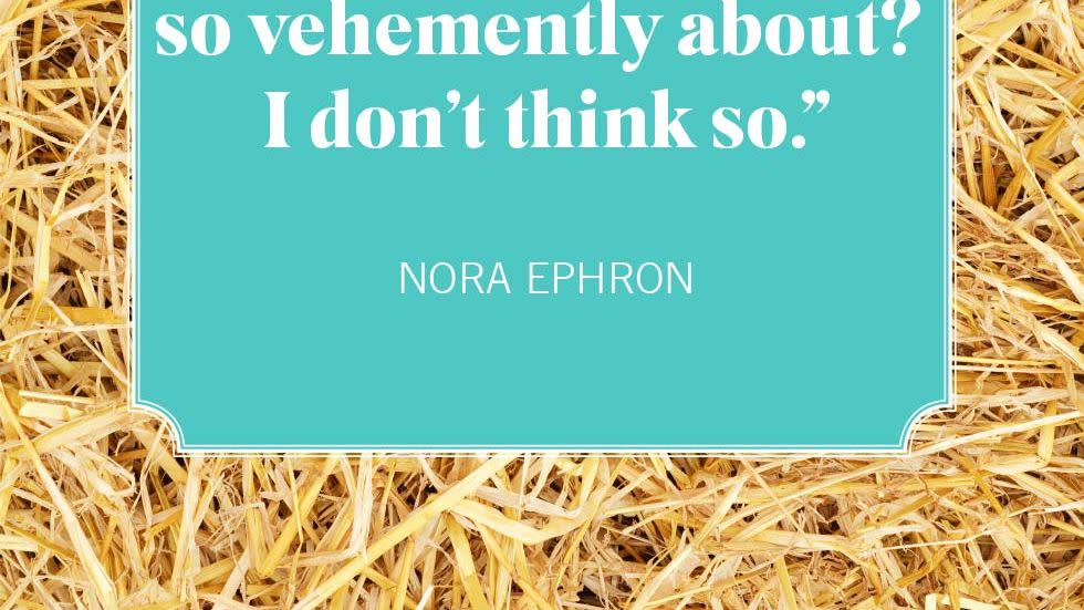 thanksgiving quotes nora ephron