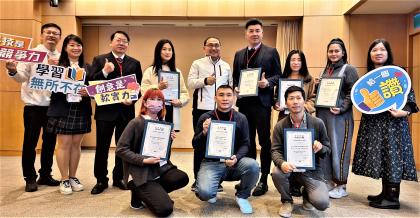未來教育臺灣100-國小組獲獎7件於市政會議獻獎