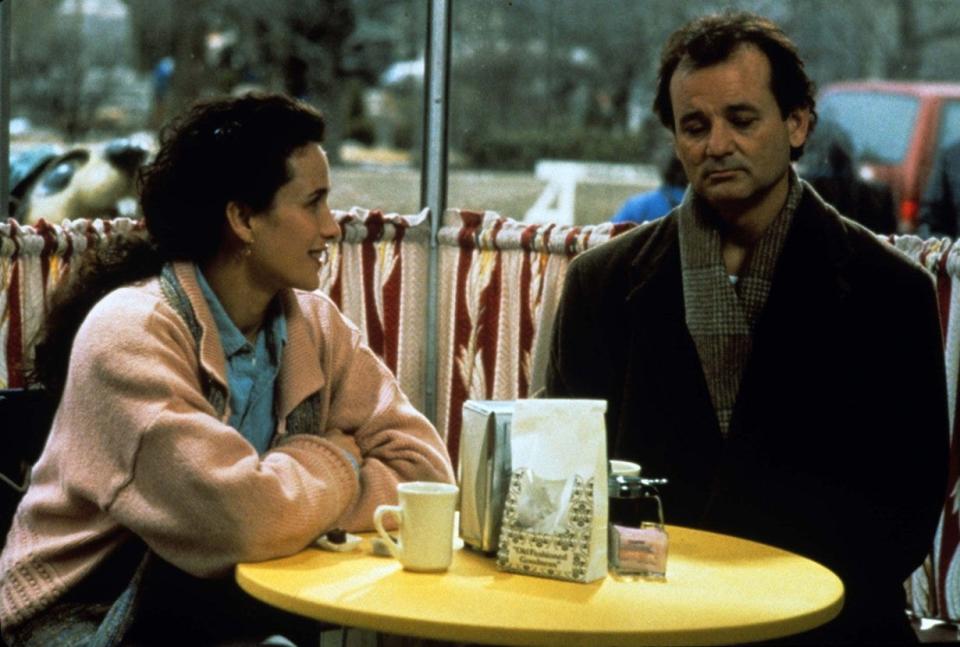 Bill Murray and Andie MacDowell in Groundhog Day (1993). Sony (courtesy)