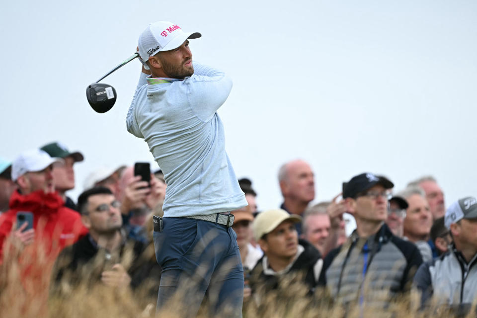 Wyndham Clark had one of the worst golf shots you'll see this year on Friday at Royal Troon. 