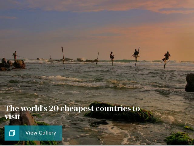 These are the world's 20 cheapest countries to visit (and the five most expensive)