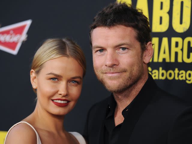 <p>Axelle/Bauer-Griffin/FilmMagic</p> Lara Worthington and Sam Worthington arrive at the Los Angeles premiere of 'Sabotage' in 2014