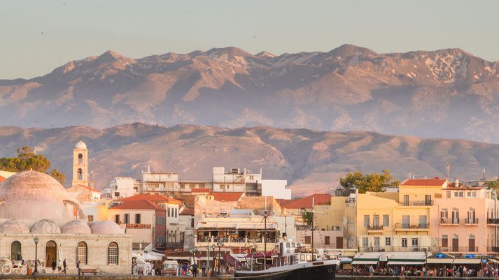 chania and white mountains