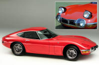 <p>Developed by Yamaha and originally offered to Datsun, it was Toyota that put the 2000GT into production. Aping the Jaguar E-Type with its long bonnet, swoopy nose and fastback rear, the 2000GT packed a 2.0-litre twin-cam straight-six rated at 148bhp. But the Toyota was much more costly than its Jaguar nemesis and as a result sales were slow.</p><p>Just <strong>351</strong> 2000GTs were made by the time production was wound up in 1970, but it became the first serious sports car to come from Japan.</p>