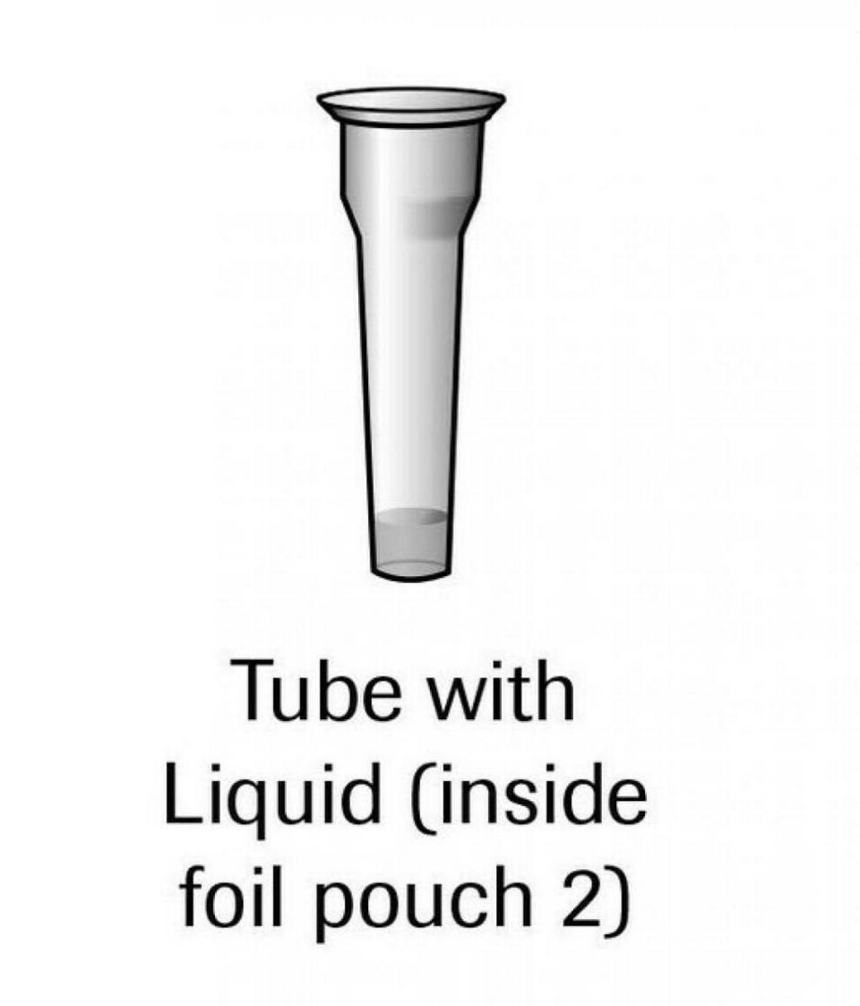 The bacteria was found in this tube that comes with liquid.