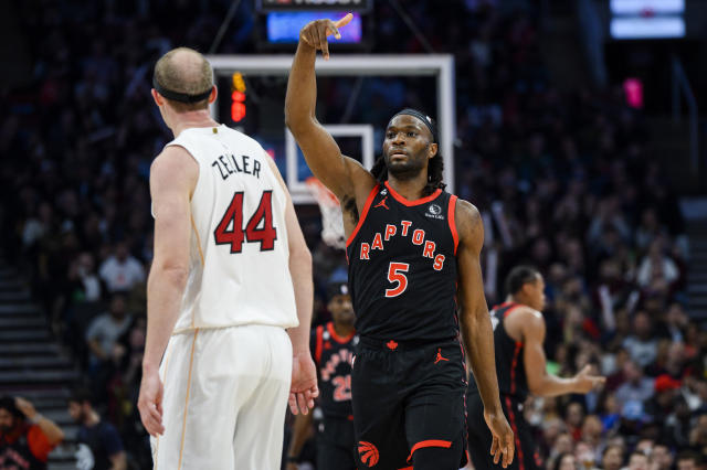 Barnes has 22, career-high 12 assists, as Raptors beat Heat - Newsday