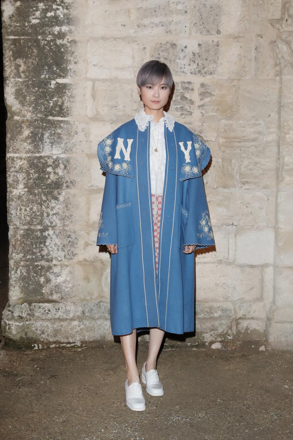 <p>Who: Chris Lee</p> <p>What: Gucci</p> <p>Where: At the Gucci Cruise 2019 show, Arles, France</p> <p>When: May 30, 2018</p>