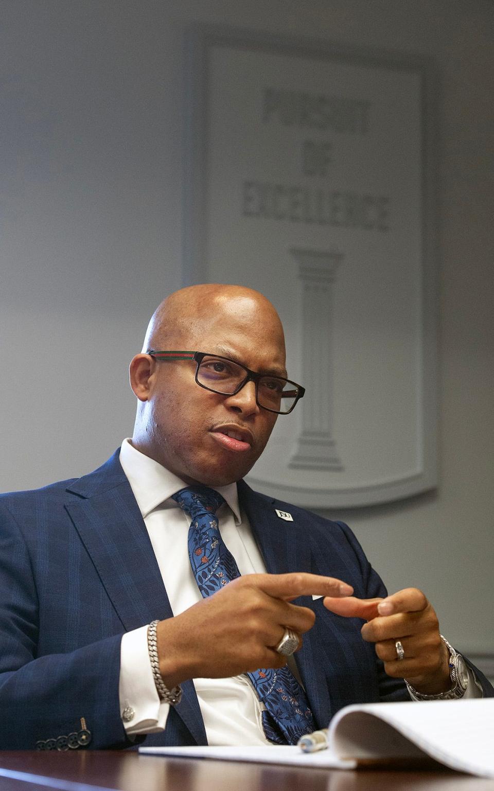 Jackson State University President Marcus Thompson shares his vision for infrastructure, customer care and