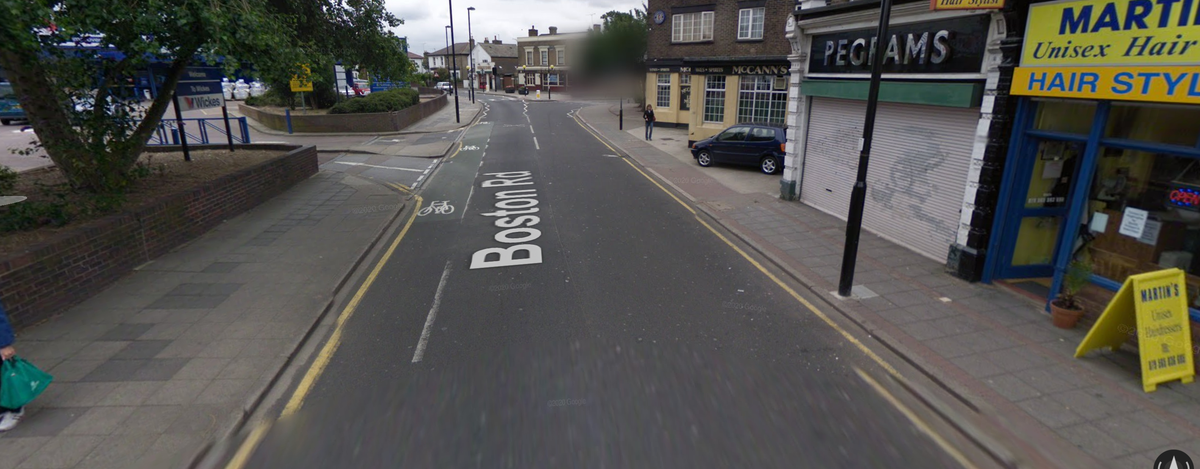 The incident took place on Boston Road (Google Maps)