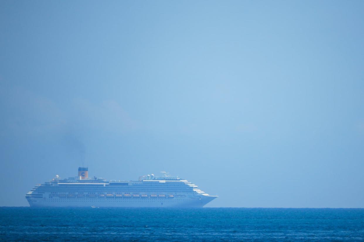 Le navire Costa Croisières au large de Miami, le 26 mars 2020. - Cliff Hawkins / GETTY IMAGES NORTH AMERICA / Getty Images via AFP