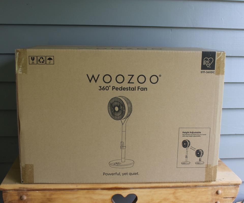 Unboxing the IRIS USA WOOZOO Pedestal Standing Fan