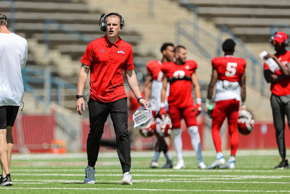 Fresno State has promoted Pat McCann to offensive coordinator. McCann was the Bulldogs’ receivers coach in 2022 when leading the Mountain West Conference in total offense and scoring offense.