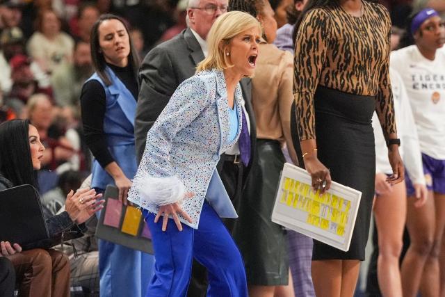 LSU women's basketball coach Kim Mulkey 'ejected' from Savannah