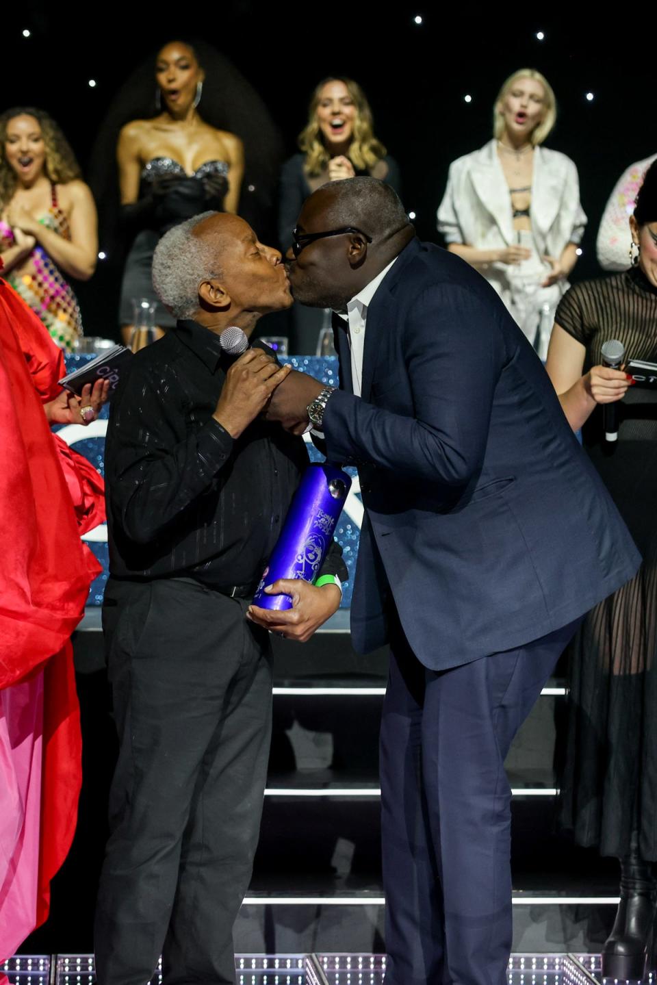 Ted Brown and Edward Enninful (Dave Benett/Getty Images for CÃŽROC)