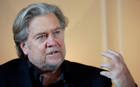 Steve Bannon had hoped to set up a boot camp for the far-Right in the monastery outside Rome - Credit: AP