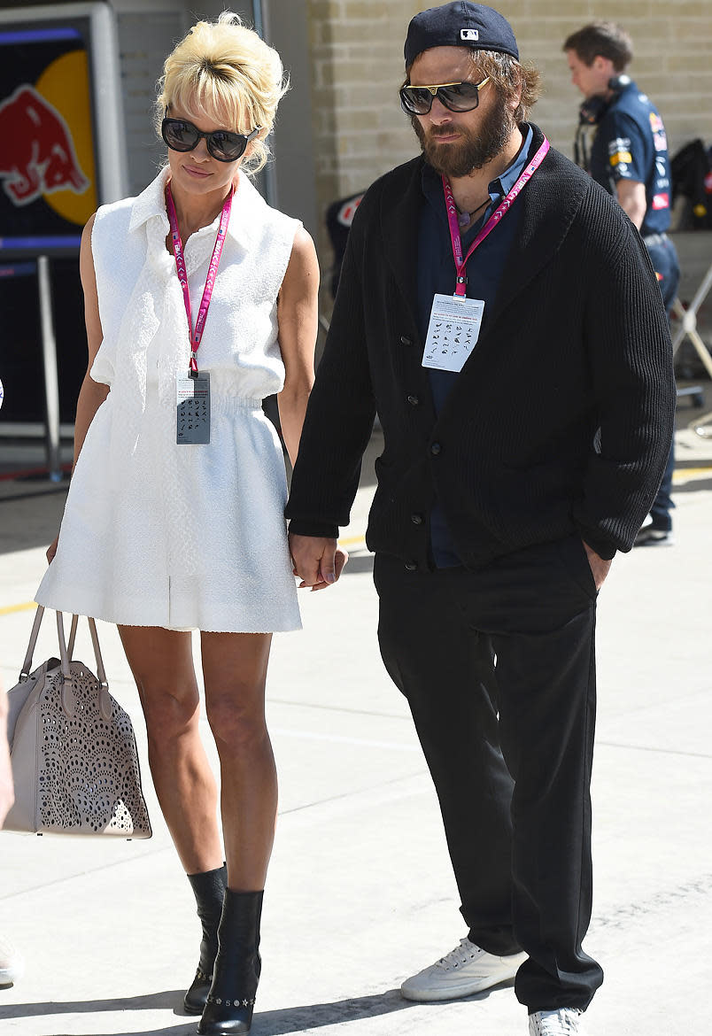 Pamela Anderson and Rick Salomon | Photo Credits: Corbis