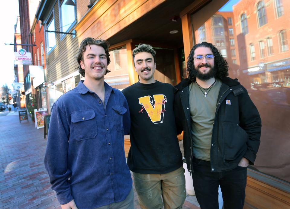 Cheese Louise co-founders Bryce Harrison, James Gaudreault and Ian Lubkin opened a new location on Congress Street in downtown Portsmouth.
