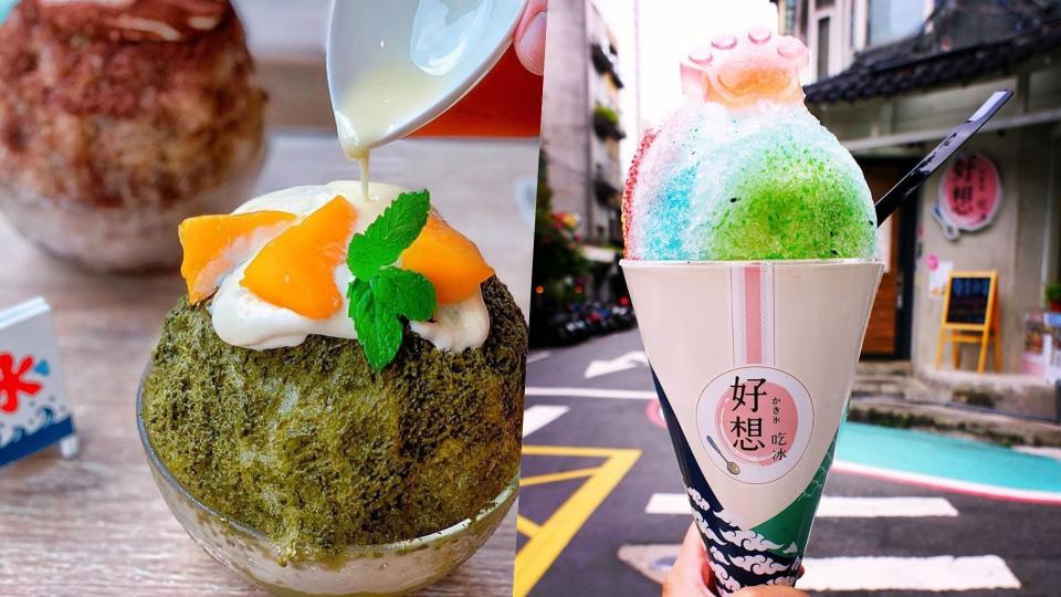 以日式刨冰在網路上爆紅，粉嫩的色系超好拍，店內風格也充滿清新的日式風格。