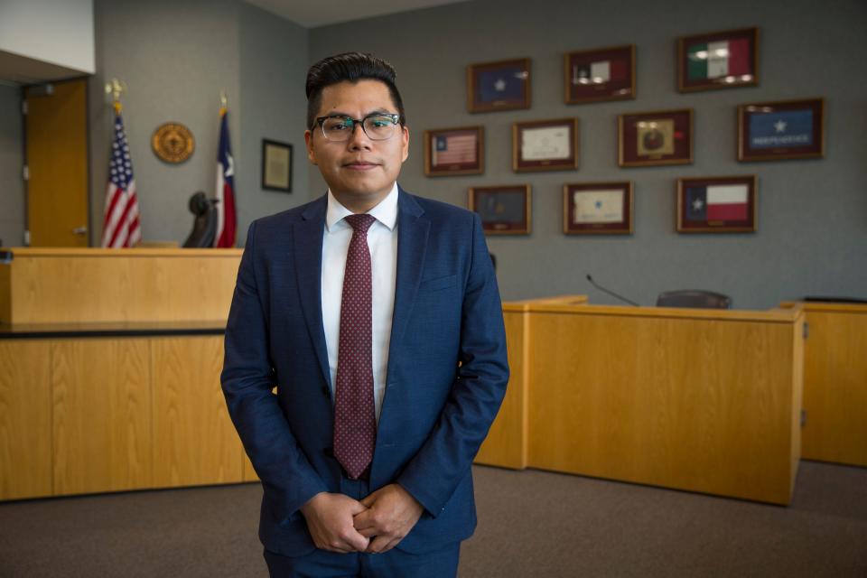 Pedro Villalobos, 28, a Travis County, Texas, assistant county attorney, is one of the DACA recipients whose future is at stake before the Supreme Court Tuesday.