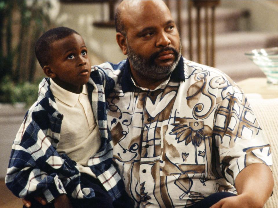 ross bagley as nicky banks on set of the fresh prince of bel air