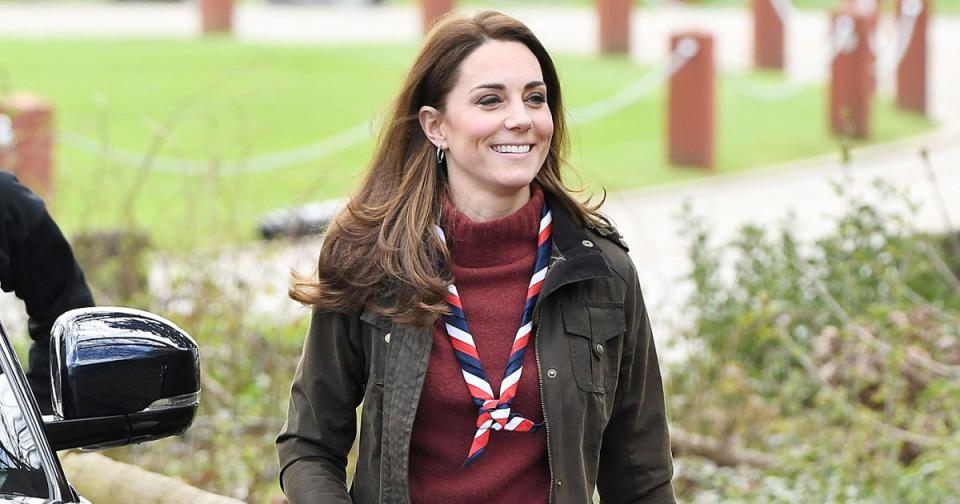 Kate Middleton Steps Out for Day with the Scouts