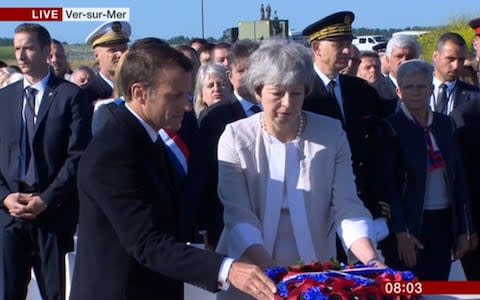 Laying of the wreath - Credit: BBC