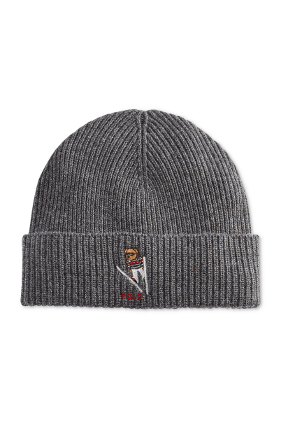 22) Skiing Cuffed Hat in Charcoal