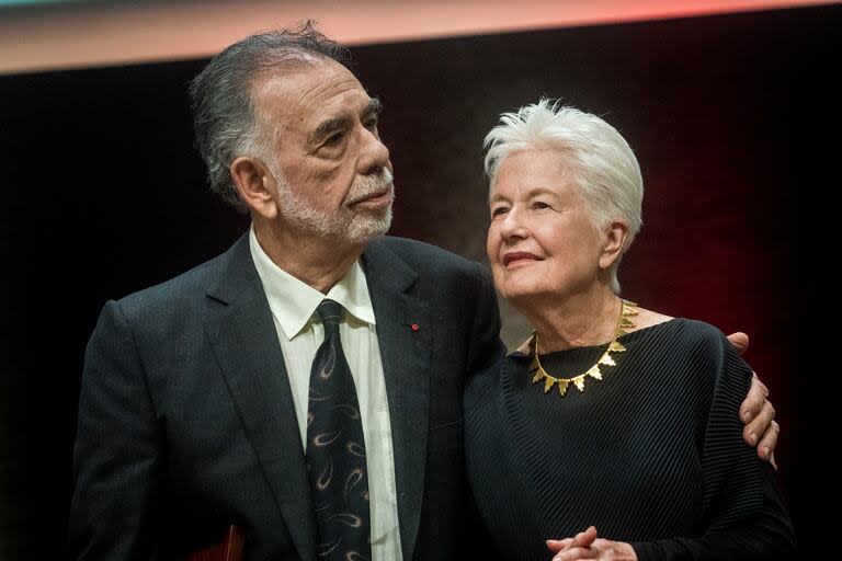 Francis Ford y Eleanor Coppola en una imagen de 2019. El director difundió las primeras imágenes de Megalópolis el día en que su esposa hubiese cumplido 88 años y se las dedicó a su memoria