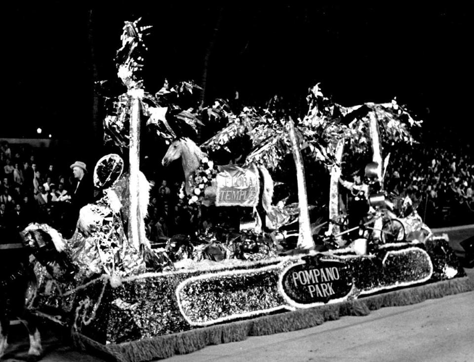 A float in the in the King Orange parade in 1965. Miami Herald File
