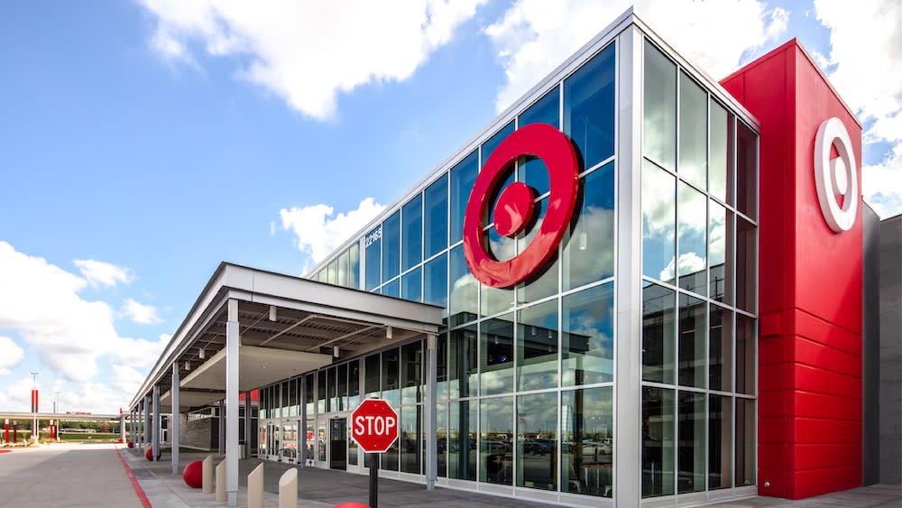  Target store exterior. 