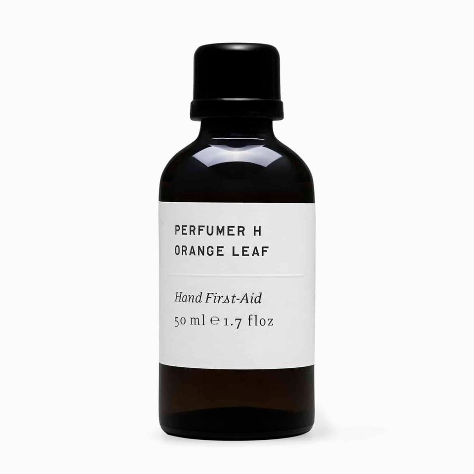 <p><a href="https://www.perfumerh.com/en-us/products/orange-leaf-hand-first-aid" rel="nofollow noopener" target="_blank" data-ylk="slk:Shop Now;elm:context_link;itc:0;sec:content-canvas" class="link ">Shop Now</a></p><p>Orange Leaf Hand First Aid</p><p>perfumerh.com</p><p>$20.00</p>