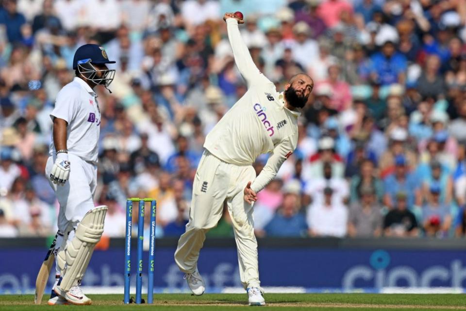 Ali finished five wickets shy of 200 in Test cricket as an unlikely successor to Graeme Swann (AFP via Getty Images)