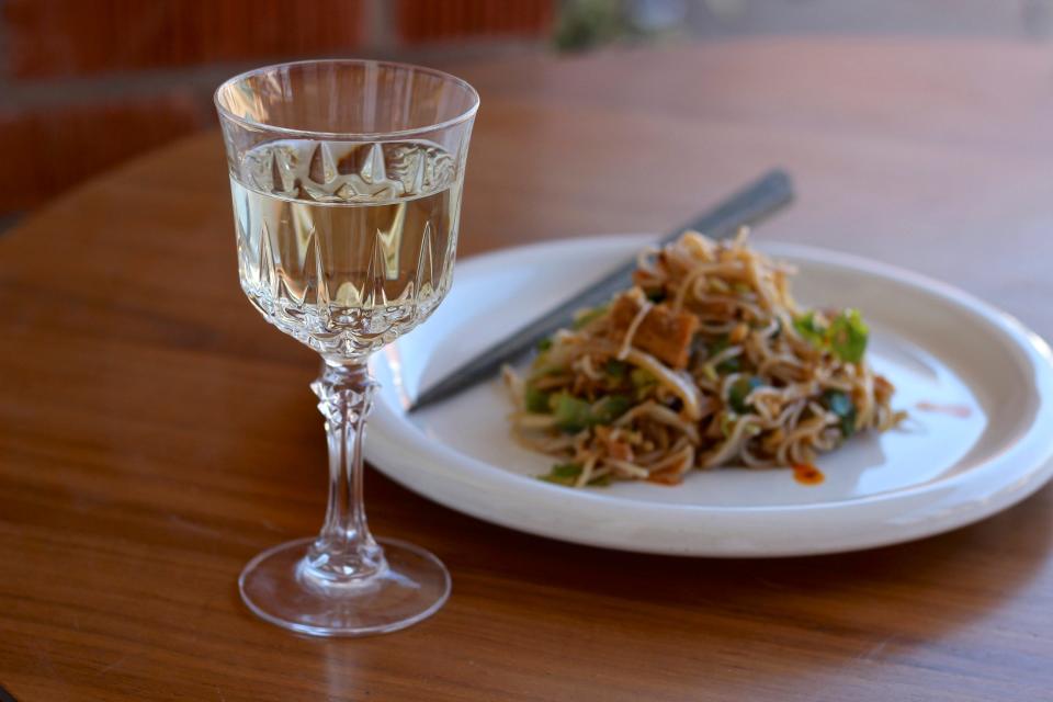 Sweeter wines can balance the spicy flavors of a dish.