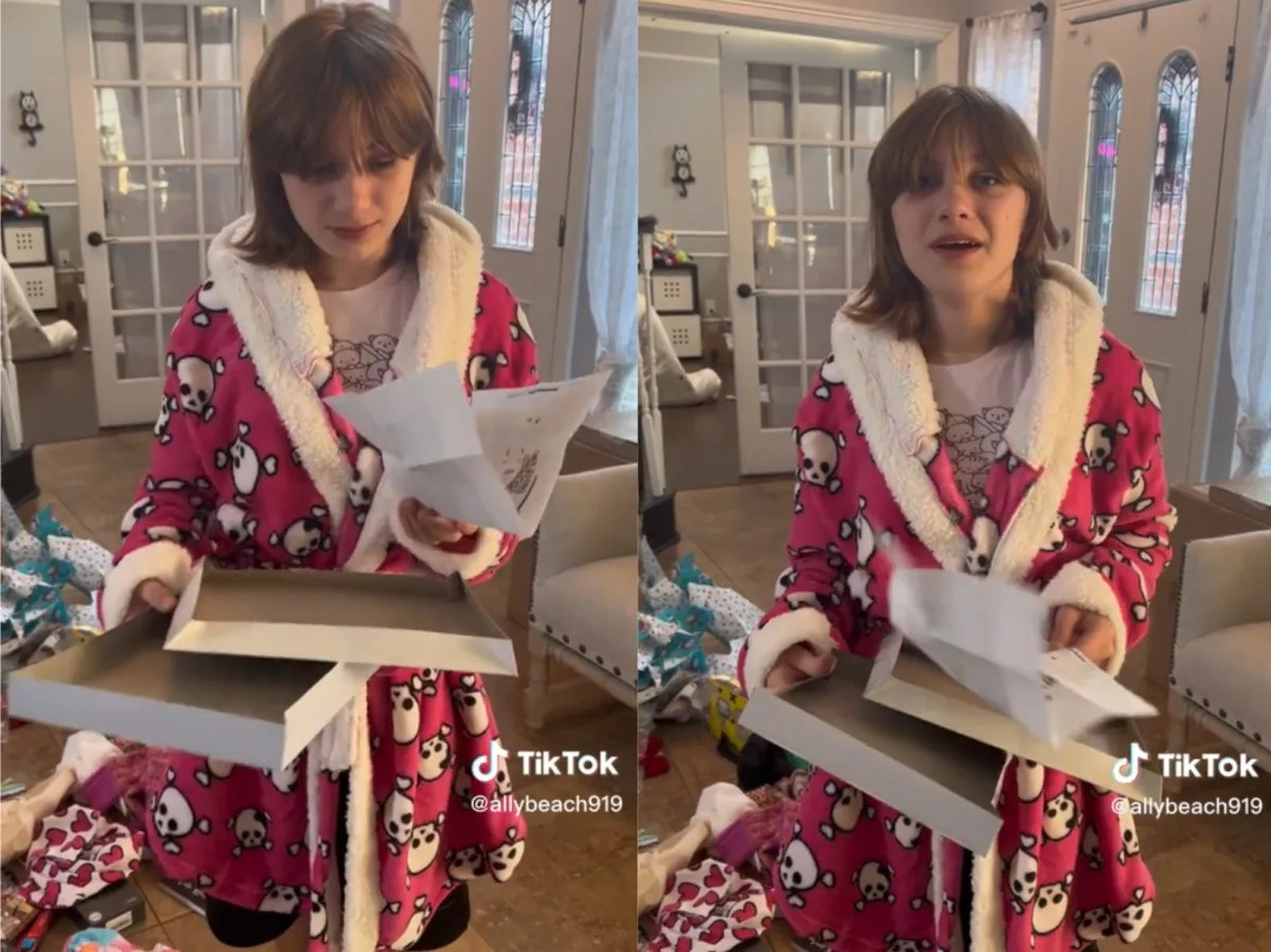 A viral TikTok showing a child disappointed about getting Taylor Swift concert t..