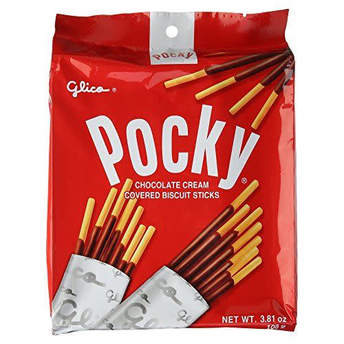 4) Glico Pocky, Chocolate Cream Covered Biscuit Sticks