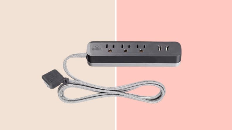 We recommend a power strip with USB ports so you don't need a power converter when it comes time to charge.