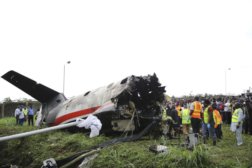 Plane crashes after takeoff from Lagos