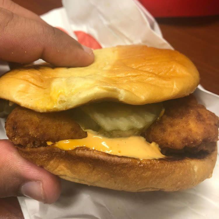 McDonald's Spicy Crispy Chicken Sandwich