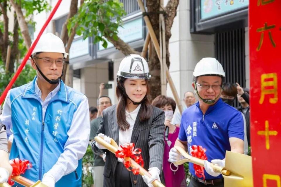 6度流標東區民眾期盼的關埔空橋終於動土。（圖：新竹市府提供）